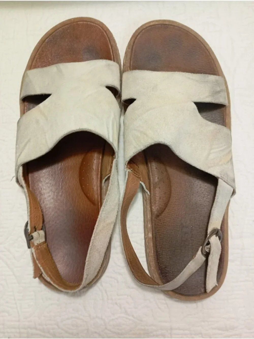 Born Leather Upper Sandals Mens Size 10/42 Sumer